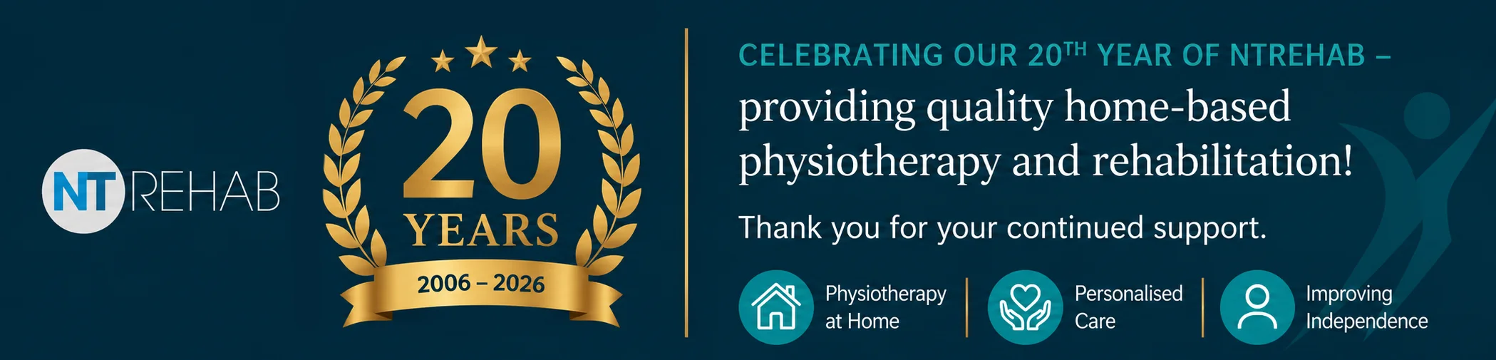 Celebrating our 20th year of NTRehab